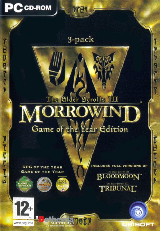 Front Cover for The Elder Scrolls III: Morrowind - Game of the Year Edition (Windows)