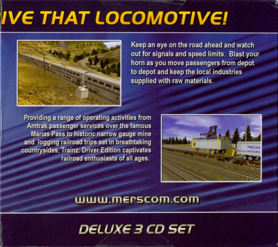 Inside Cover for Trainz: Driver Edition (Windows): Right Flap