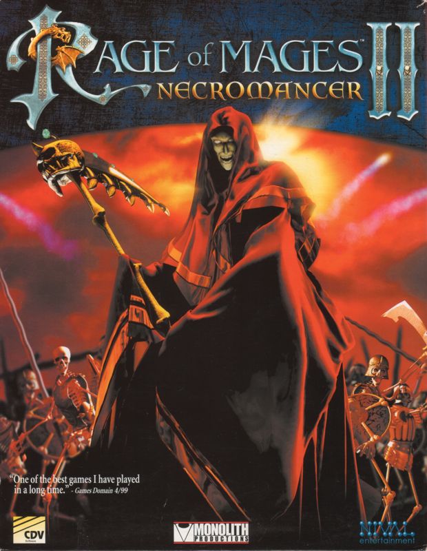 Front Cover for Rage of Mages II: Necromancer (Windows)