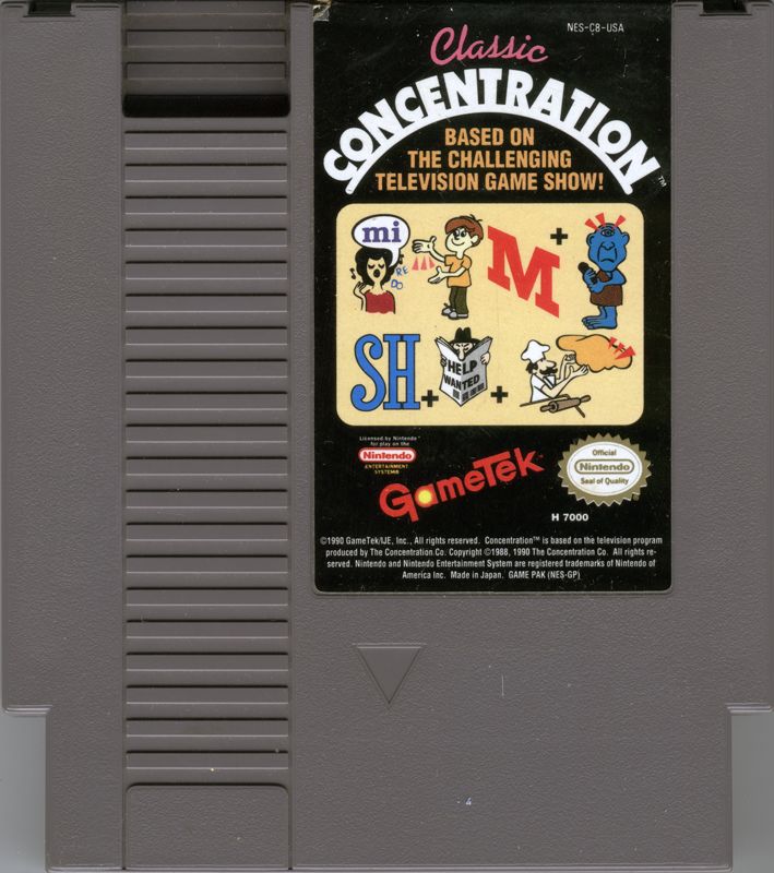 Media for Classic Concentration (NES)