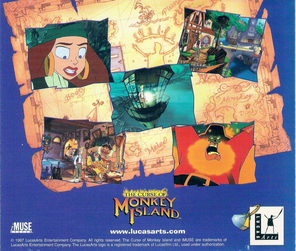 Other for The Curse of Monkey Island (Windows): Jewel Case - Back