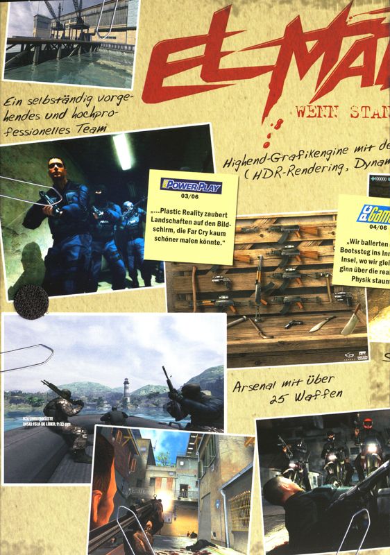 Inside Cover for El Matador (Games Convention 2006 Edition) (Windows): Left Flap