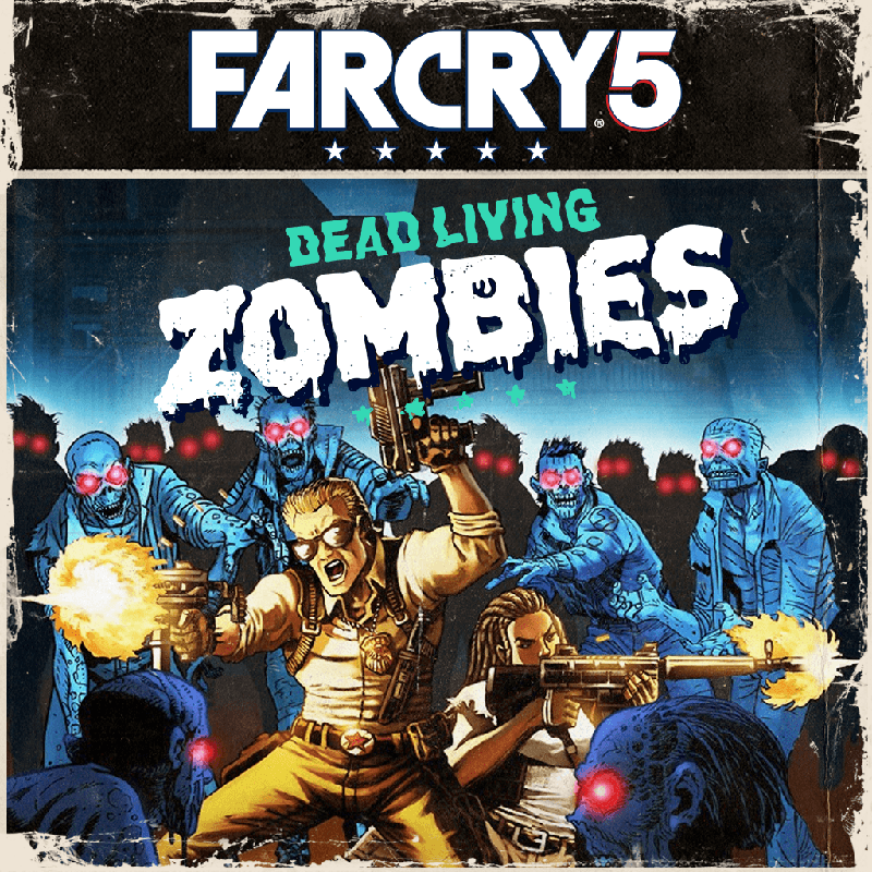 Front Cover for Far Cry 5: Dead Living Zombies (PlayStation 4) (download release)