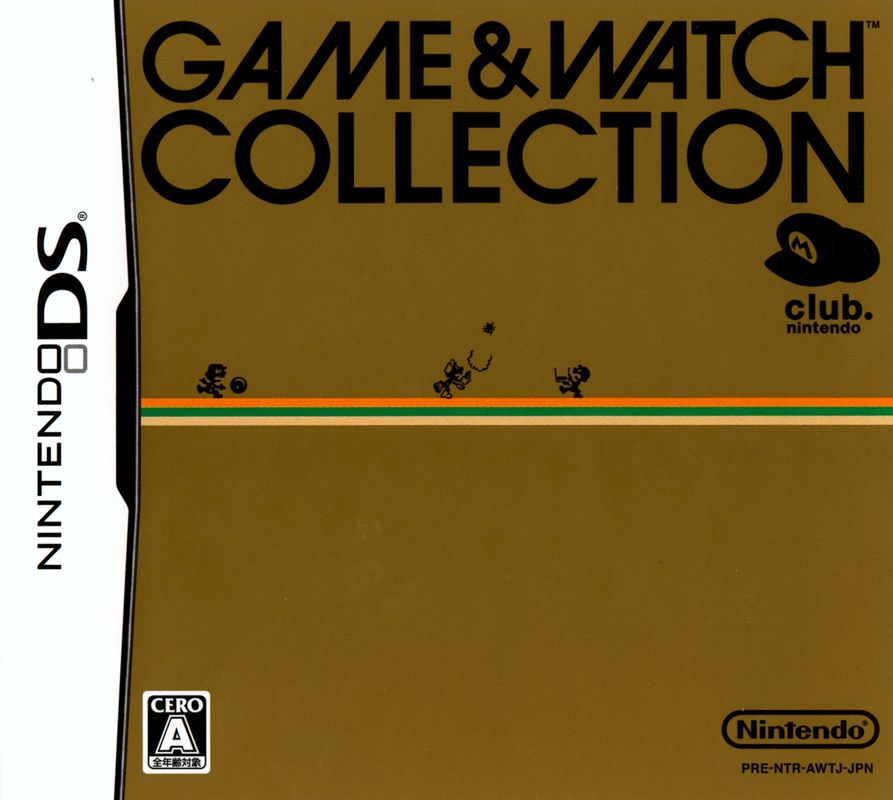 Front Cover for Game & Watch Collection (Nintendo DS)