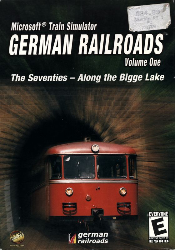 Front Cover for Microsoft Train Simulator: German Railroads Volume One: The Seventies - Along the Bigge Lake (Windows)