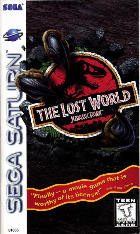 Front Cover for The Lost World: Jurassic Park (SEGA Saturn)