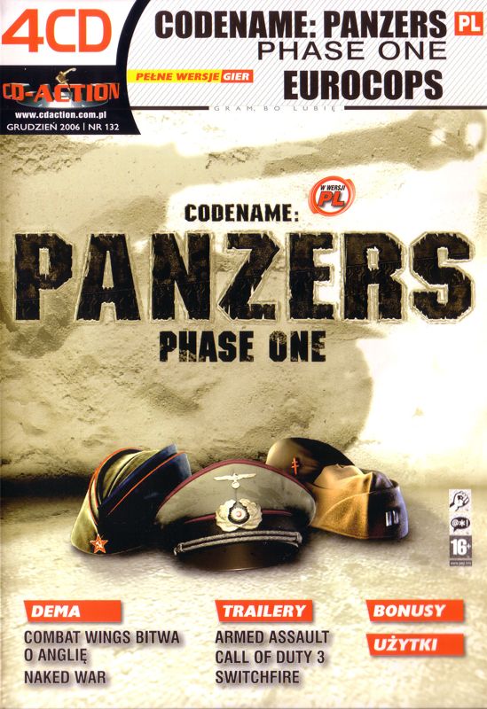 Other for Codename: Panzers - Phase One (Windows) (CD-Action Magazine #12/2006 covermount): Sleeve - Front