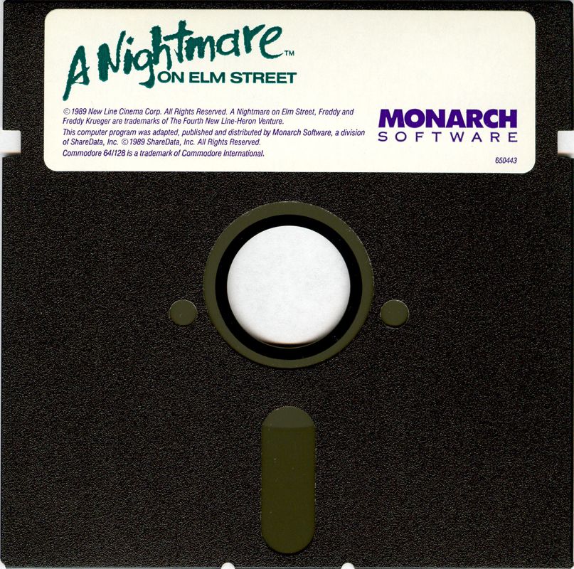 Media for A Nightmare on Elm Street (Commodore 64)