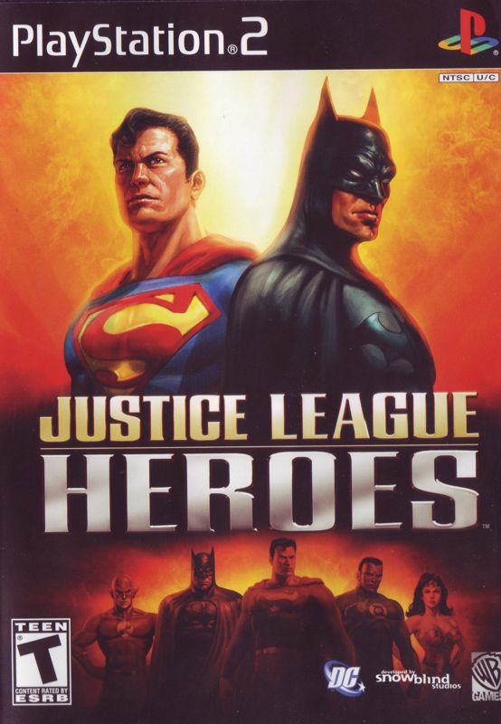 Front Cover for Justice League Heroes (PlayStation 2)