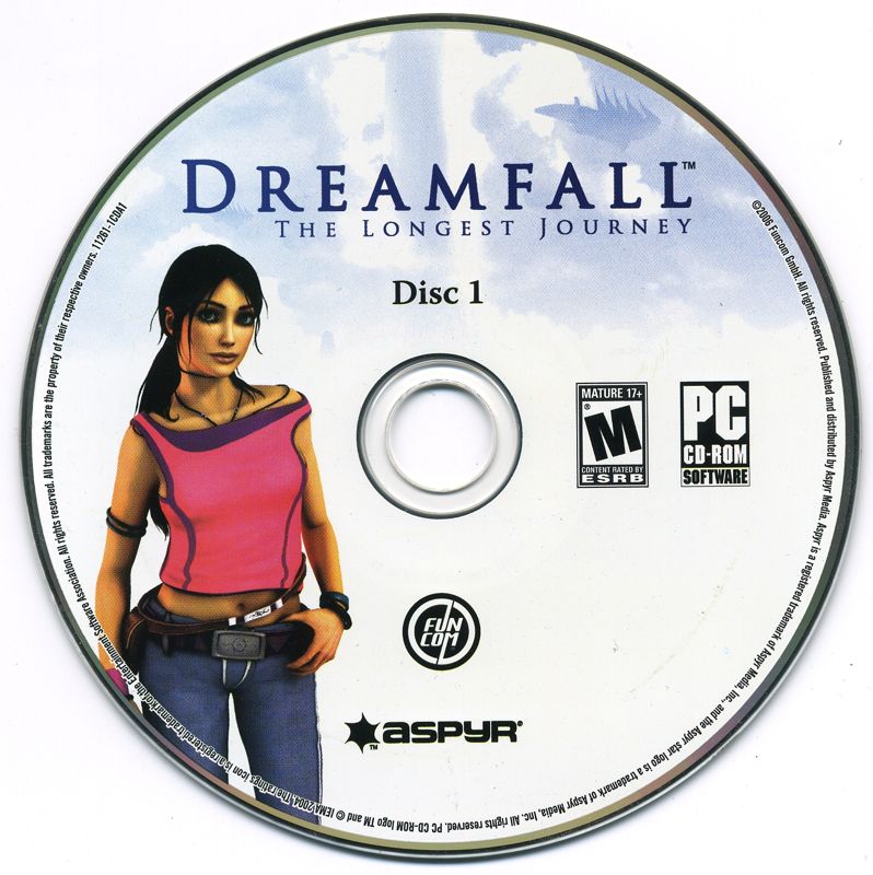 Media for Dreamfall: The Longest Journey (Windows): Disc 1