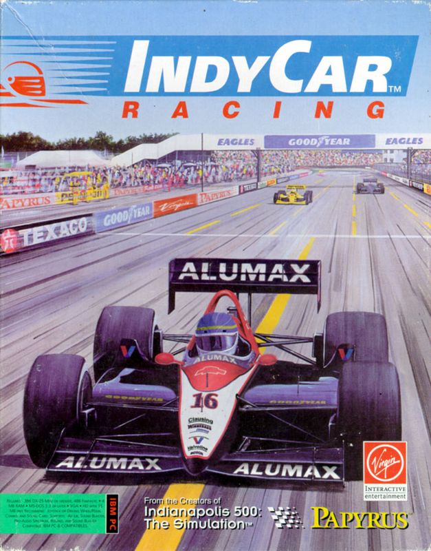 Front Cover for IndyCar Racing (DOS)