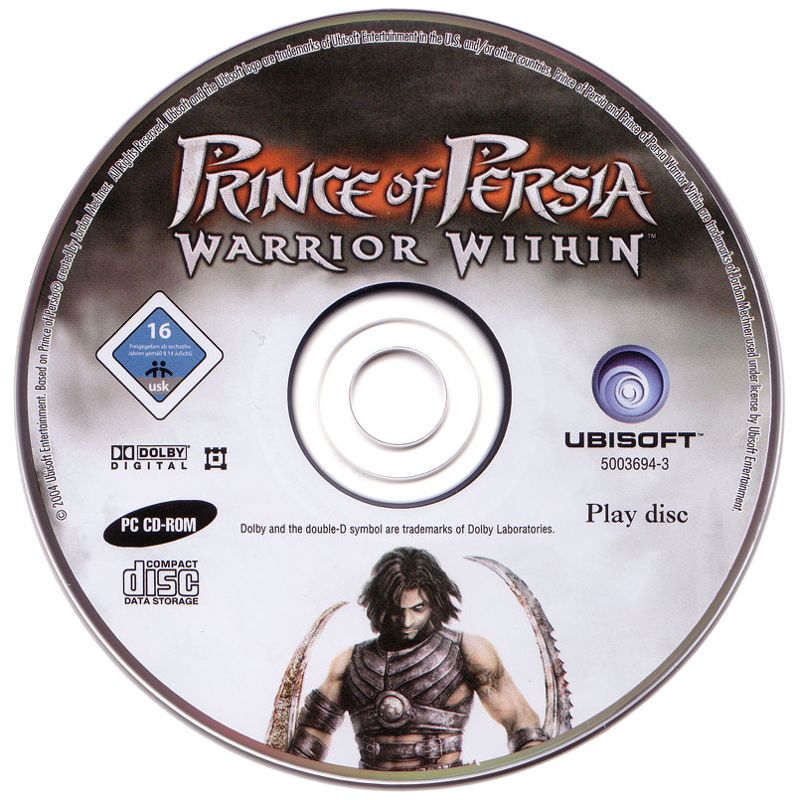 Media for Prince of Persia: Warrior Within (Windows): Disc 1/3