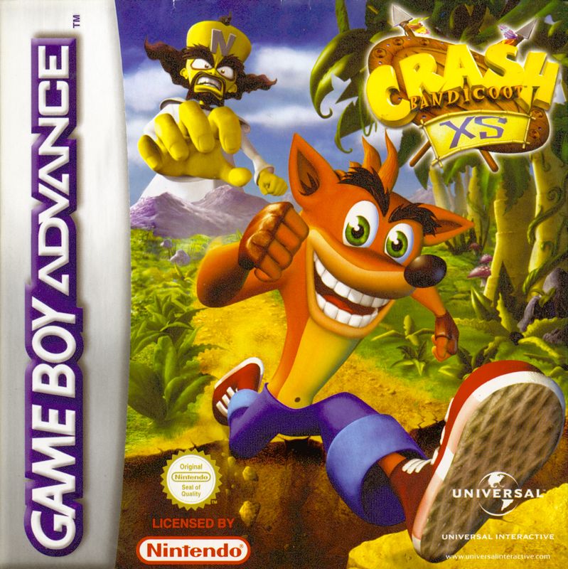 Crash Bandicoot The Huge Adventure cover or packaging material MobyGames