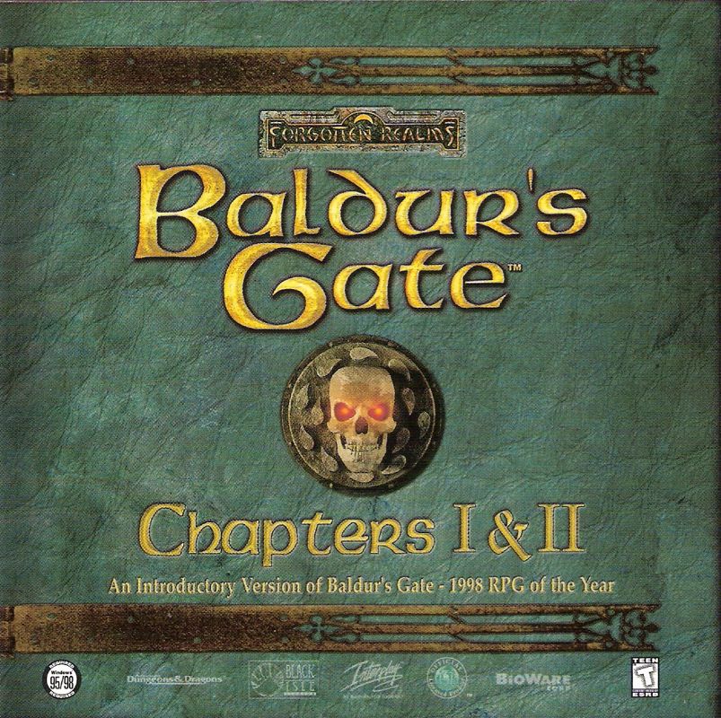 Other for Baldur's Gate Chapters I & II (Windows): Jewel Case - Front