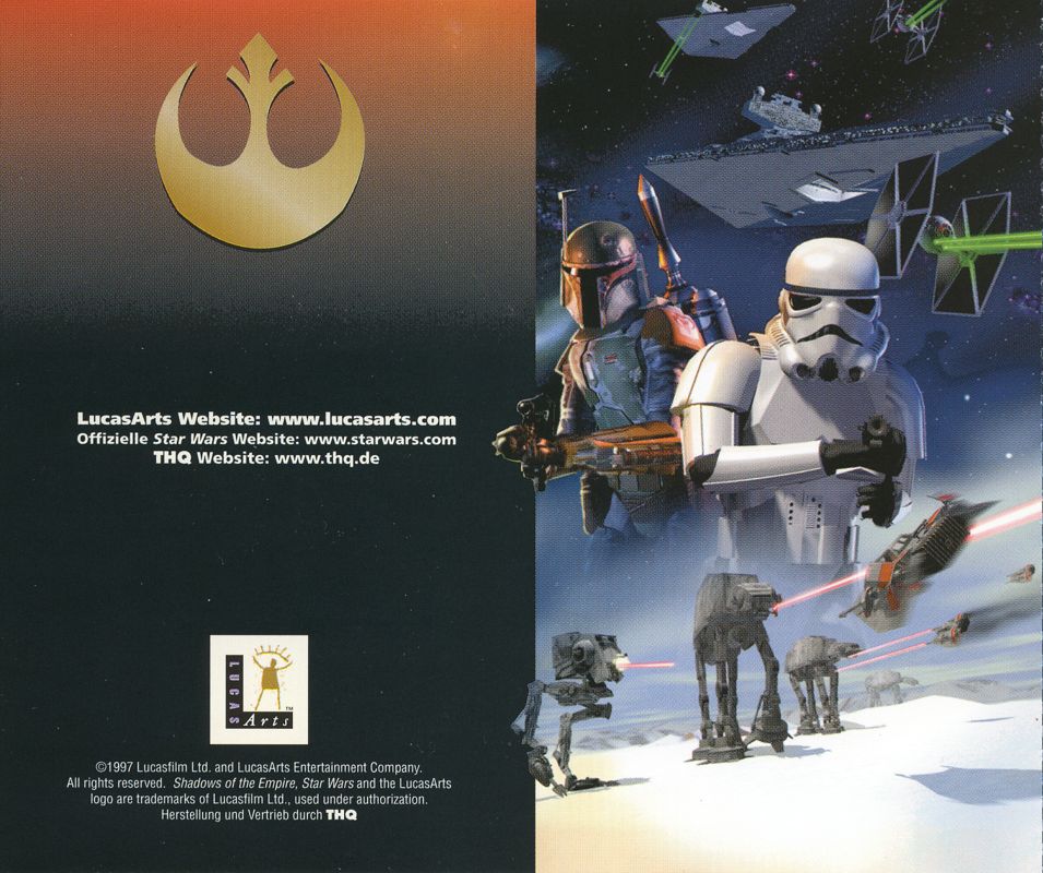 Other for Star Wars: Shadows of the Empire (Windows) (Re-release): Jewel Case - Back