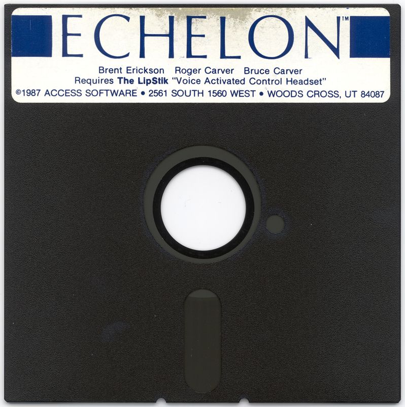 Media for Echelon (Commodore 64)