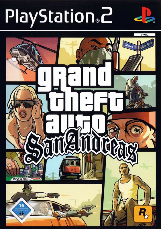 Front Cover for Grand Theft Auto: San Andreas (PlayStation 2)