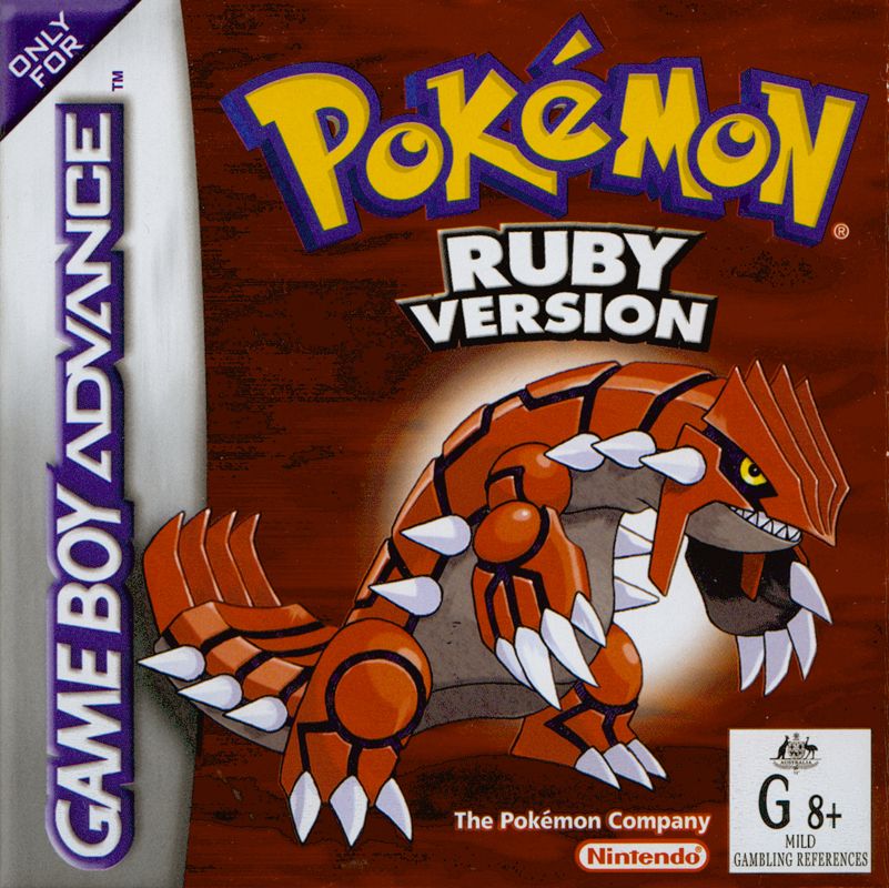 Front Cover for Pokémon Ruby Version (Game Boy Advance)