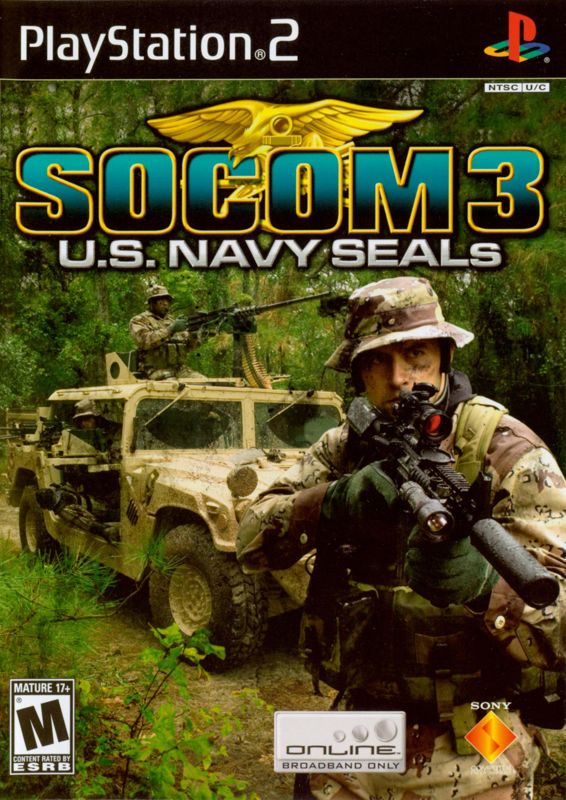 Front Cover for SOCOM 3: U.S. Navy SEALs (PlayStation 2)