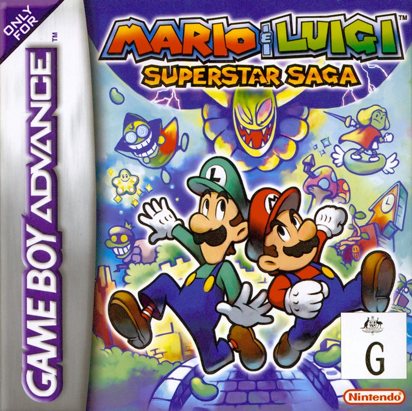 Front Cover for Mario & Luigi: Superstar Saga (Game Boy Advance)