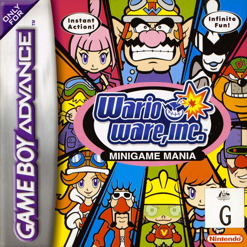 Front Cover for WarioWare, Inc.: Mega Microgame$! (Game Boy Advance)