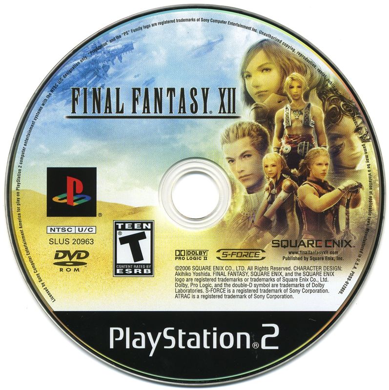 Final Fantasy XII cover or packaging material - MobyGames