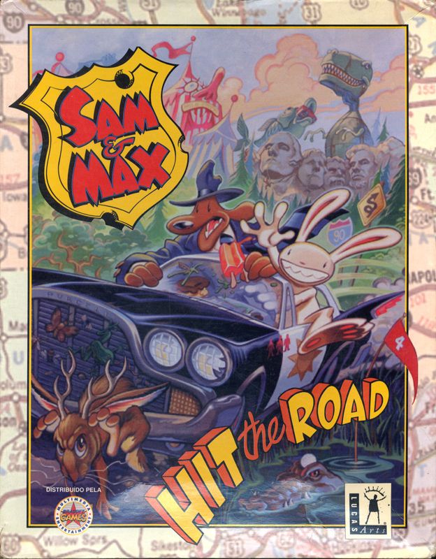 Front Cover for Sam & Max: Hit the Road (DOS)