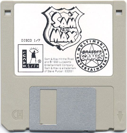Media for Sam & Max: Hit the Road (DOS): Disk 1/7