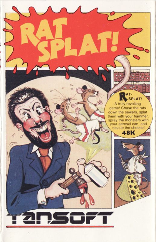 Front Cover for Rat Splat! (Oric)