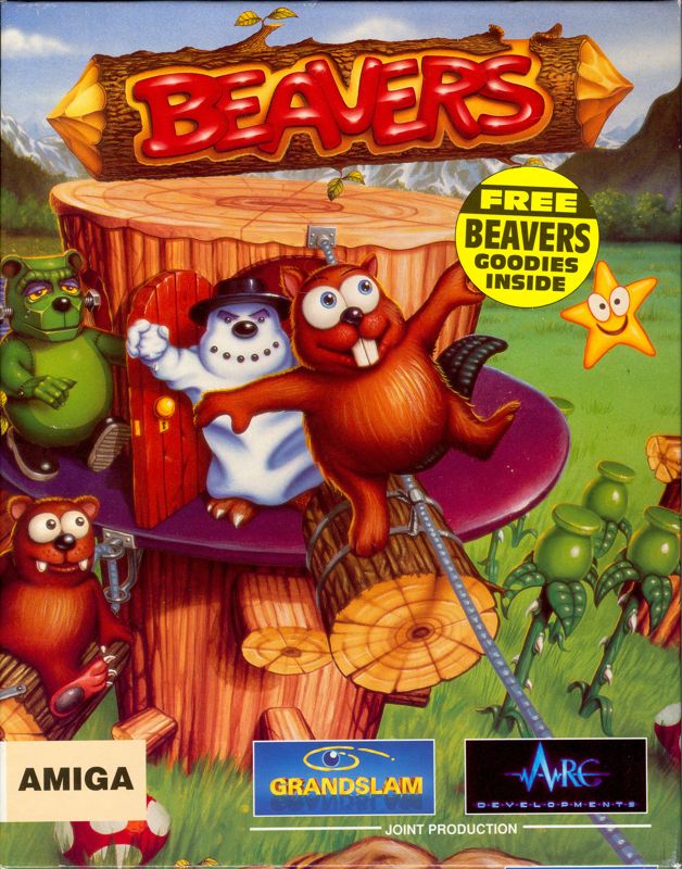 Front Cover for Beavers (Amiga)