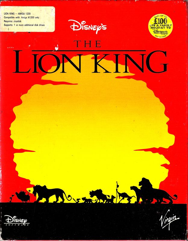 Front Cover for The Lion King (Amiga)