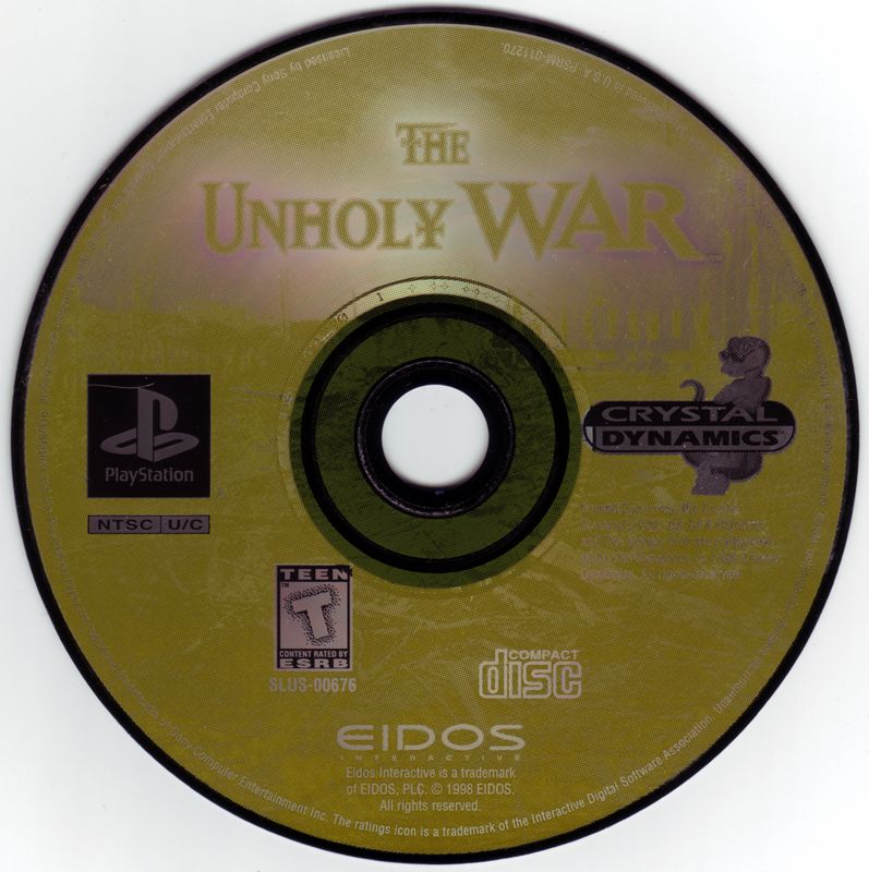 Media for The Unholy War (PlayStation)