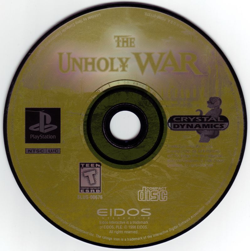 The Unholy War cover or packaging material - MobyGames