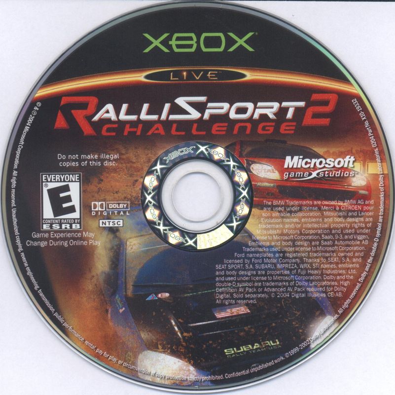 Media for RalliSport Challenge 2 (Xbox)