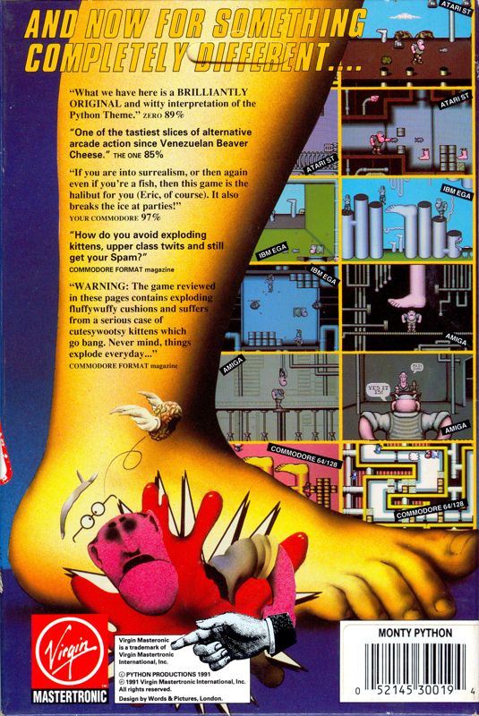 Monty Python's Flying Circus cover or packaging material - MobyGames