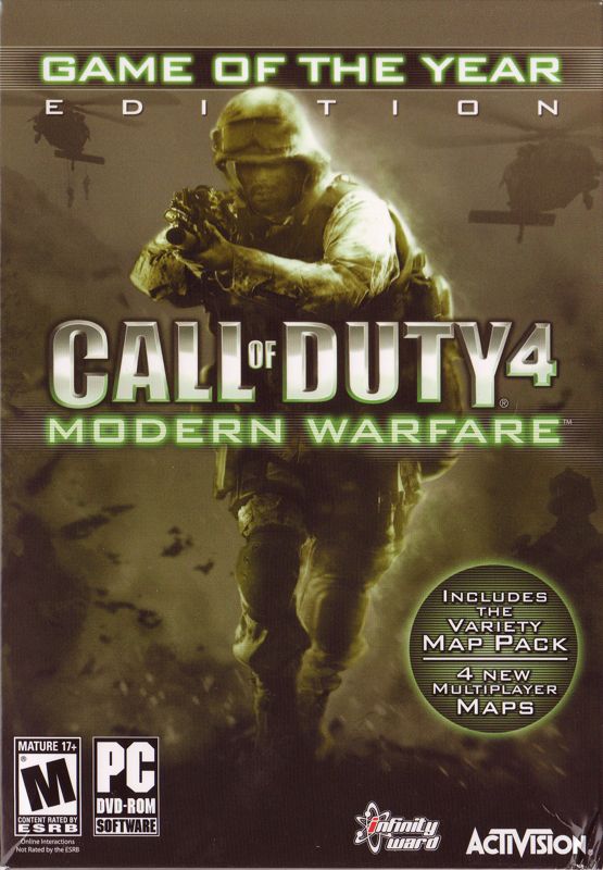 Front Cover for Call of Duty 4: Modern Warfare (Game of the Year Edition) (Windows)