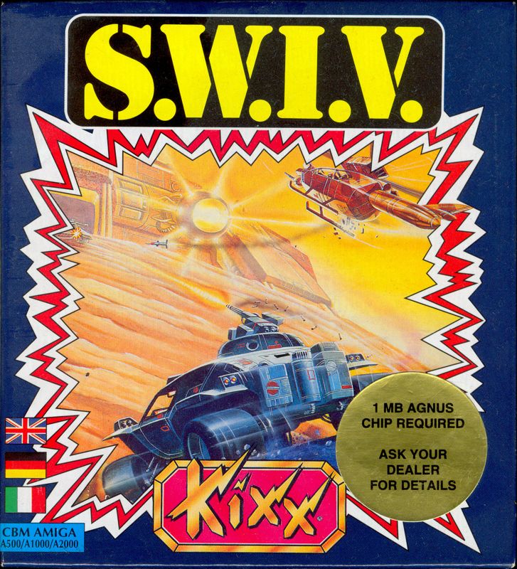 Front Cover for S.W.I.V. (Amiga) (Kixx release)