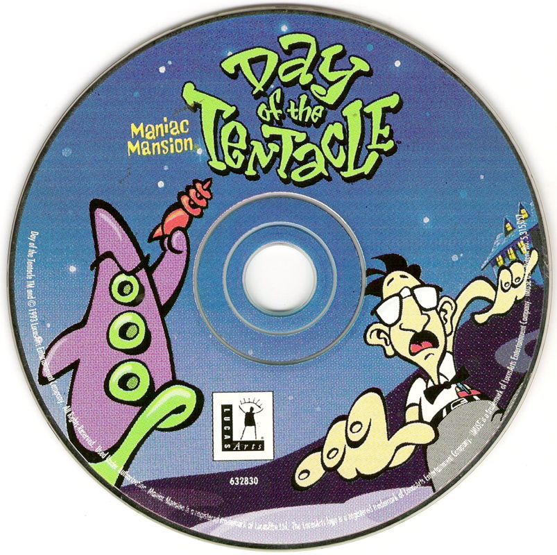 Maniac Mansion Day of the Tentacle cover or packaging material MobyGames