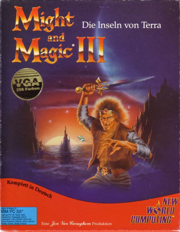 Front Cover for Might and Magic III: Isles of Terra (DOS)