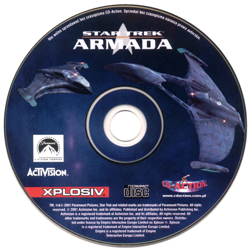 Media for Star Trek: Armada (Windows) (Bundled with CD-Action magazine #3/2003)