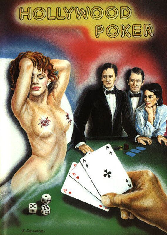 Front Cover for Hollywood Poker (Commodore 64)