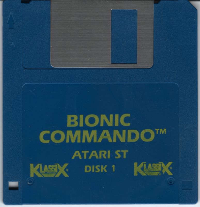 Media for Bionic Commando (Atari ST) (Klassix Budget Release): Disk 1/2