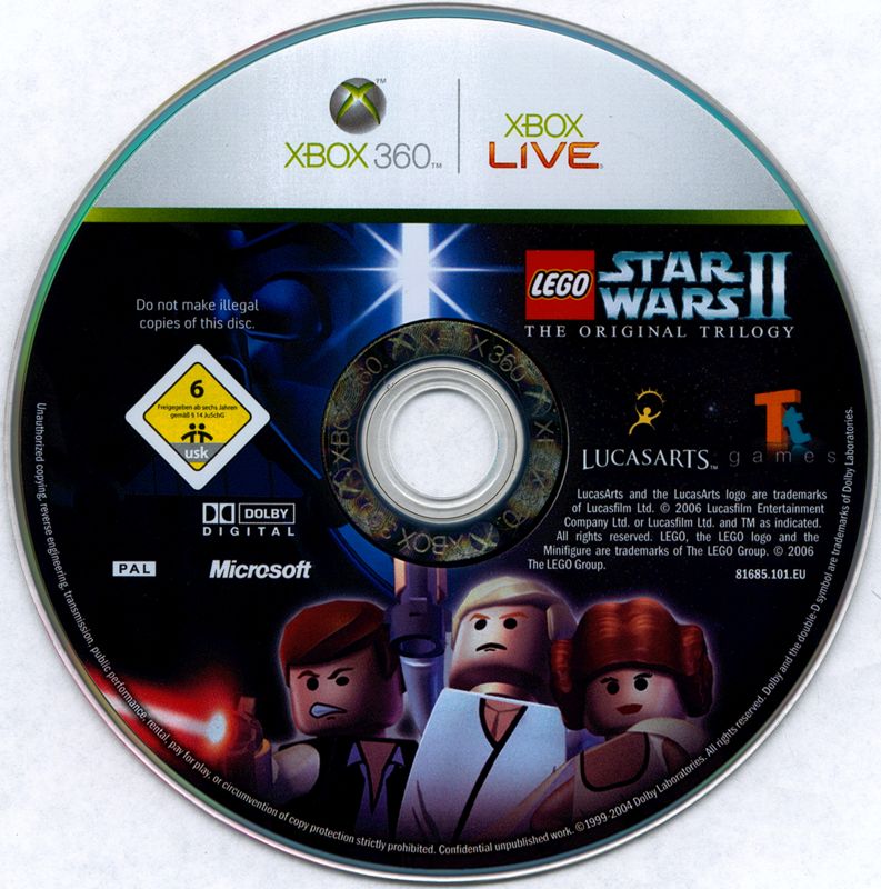 Media for LEGO Star Wars II: The Original Trilogy (Xbox 360)
