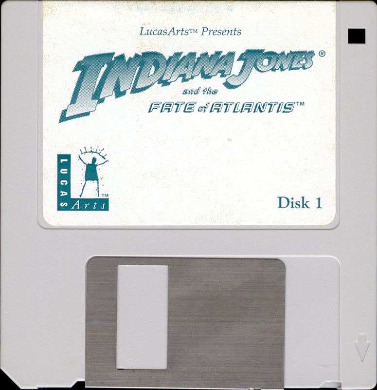 Media for Indiana Jones and the Fate of Atlantis (Amiga): Disk 1/11