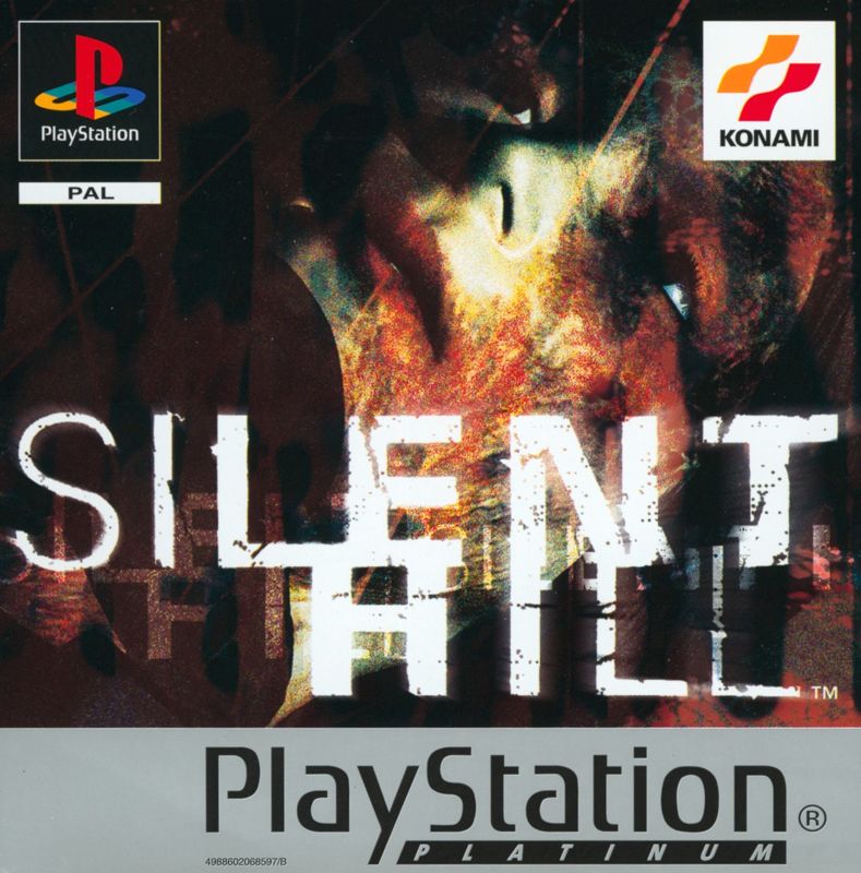 Front Cover for Silent Hill (PlayStation) (Platinum release)