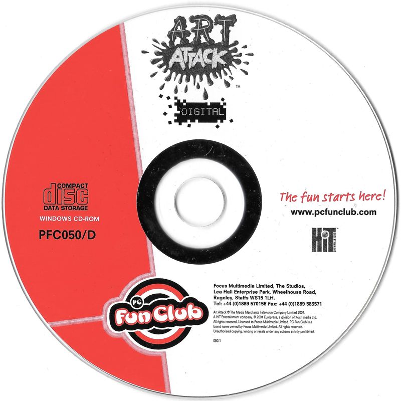 Media for Art Attack Digital (Windows) (PC Fun Club release)