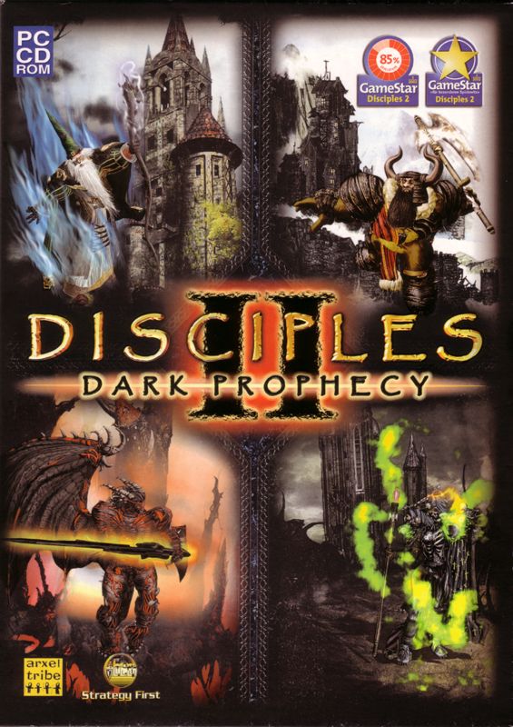 Disciples II: Dark Prophecy cover or packaging material - MobyGames