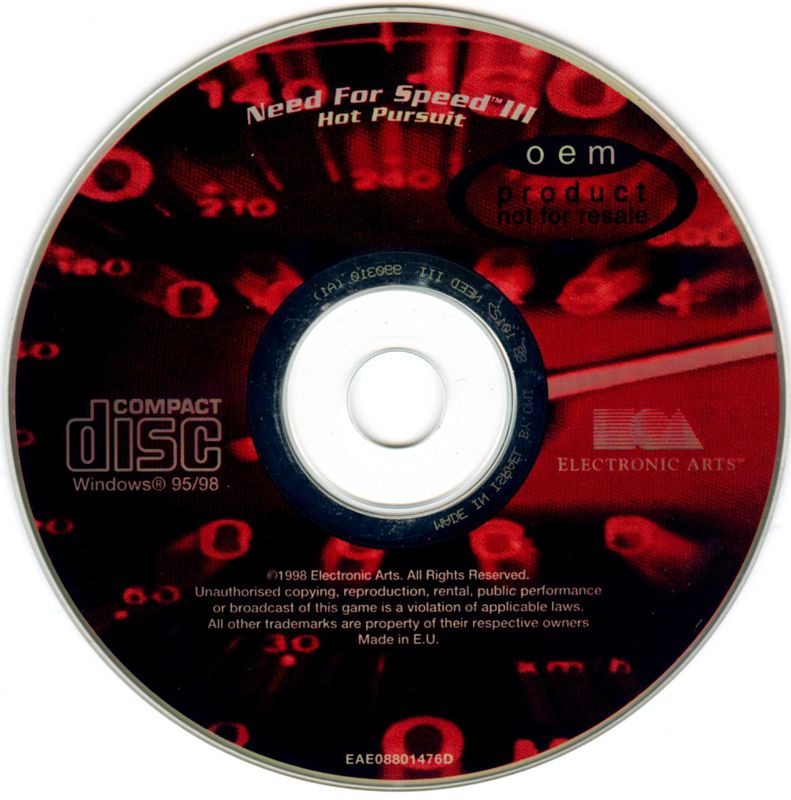 Media for Need for Speed III: Hot Pursuit (Windows) (OEM release)