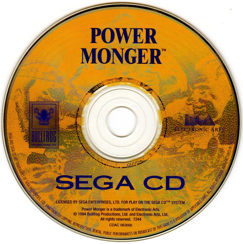 Media for PowerMonger (SEGA CD)