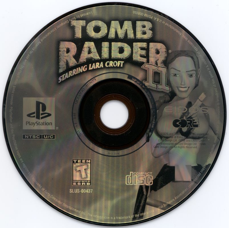 Media for Tomb Raider II (PlayStation) (Greatest Hits release)